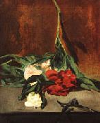 Edouard Manet Peony Stem and Shears Sweden oil painting reproduction
